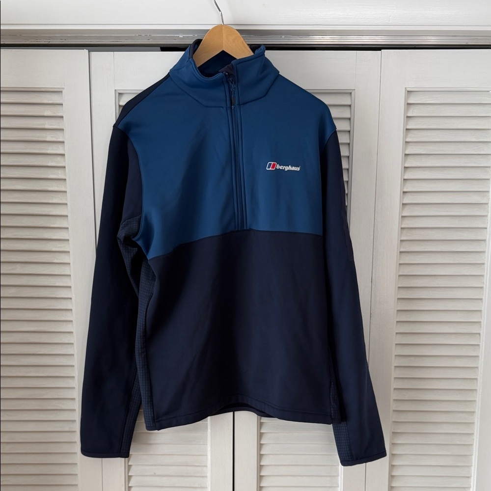 Berghaus Navy and Black Quarter-Zip Jacket